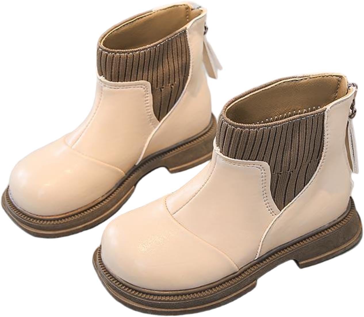 Детские ботинки для девочек на щиколотку, теплые с пушистой подкладкой, с застежкой-молнией сзади, милый закругленный носок, зимние ботинки, детская обувь для ходьбы с противоскользящей подошвой, короткие Generic, White_A02
Детские ботинки для девочек на щиколотку, теплые с пушистой подкладкой, с застежкой-молнией сзади, милый закругленный носок, зимние ботинки, детская обувь для ходьбы с противоскользящей подошвой, короткие Generic, White_A02