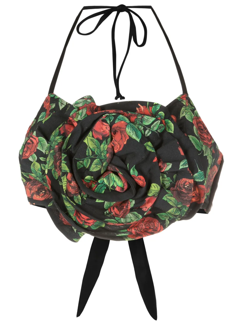 Укороченный топ с цветочной аппликацией Amir Slama, черный
Укороченный топ с цветочной аппликацией Amir Slama, черный