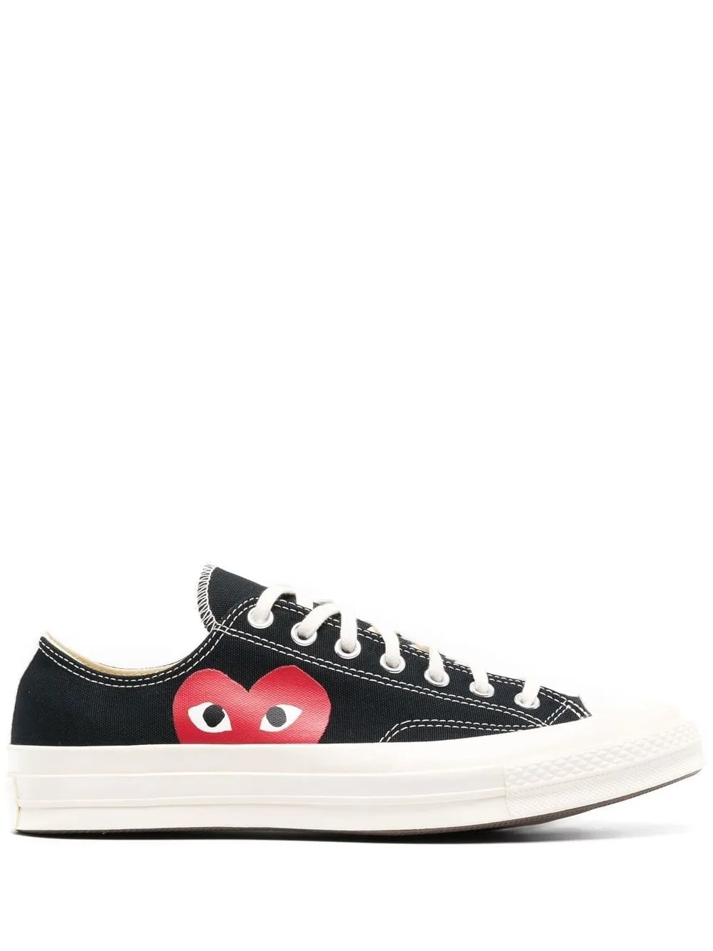 Кеды Chuck Taylor All Star '70 Low из коллаборации с PLAY Comme Des Garçons Play x Converse, черный
Кеды Chuck Taylor All Star '70 Low из коллаборации с PLAY Comme Des Garçons Play x Converse, черный