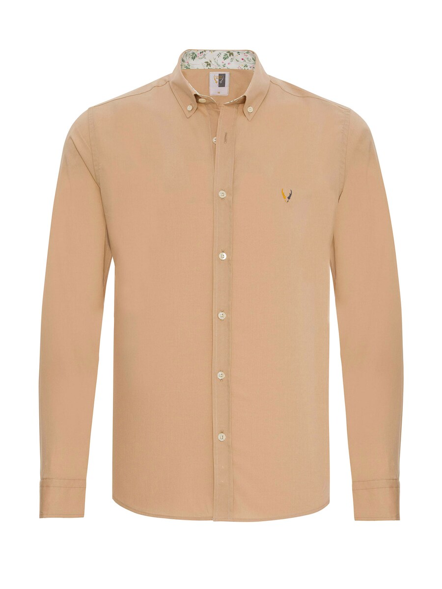 Повседневная рубашка By Diess Collection Regular fit Button Up Shirt, бежевый
Повседневная рубашка By Diess Collection Regular fit Button Up Shirt, бежевый