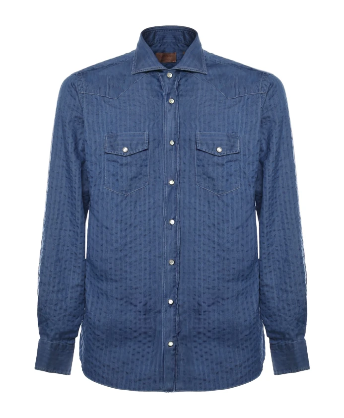 Джинсовая рубашка Borriello Napoli, синий
Джинсовая рубашка Borriello Napoli, синий