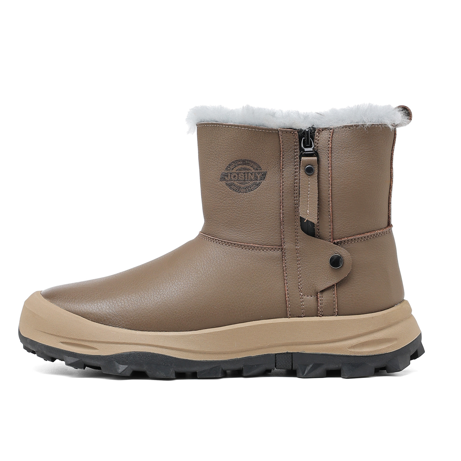 JOSINY Тёплые износостойкие утеплённые утепляющие противоскользящие сбалансированные короткие зимние ботинки мужские - хаки (шерстяная подкладка), цвет Khaki (Wool Lining)
JOSINY Тёплые износостойкие утеплённые утепляющие противоскользящие сбалансированные короткие зимние ботинки мужские - хаки (шерстяная подкладка), цвет Khaki (Wool Lining)