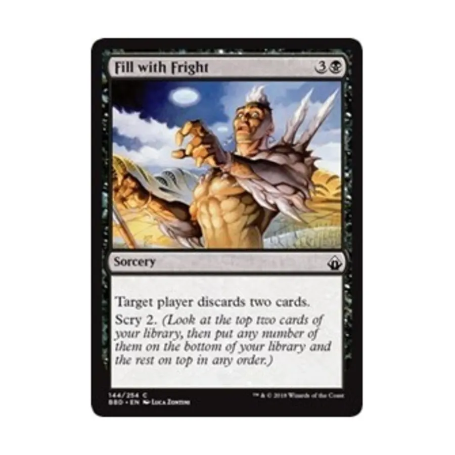 CCG Наполниться страхом (С), MTG - Battlebond 
CCG Наполниться страхом (С), MTG - Battlebond