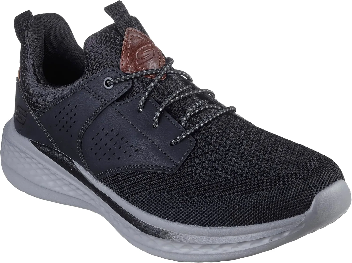 Мужские кроссовки Skechers Slade - вязанные с эластичным шнурком Breyer, черный
Мужские кроссовки Skechers Slade - вязанные с эластичным шнурком Breyer, черный