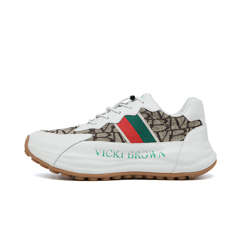 Износостойкие массивные кроссовки мужские VICKI BROWN, бело-коричневые
Износостойкие массивные кроссовки мужские VICKI BROWN, бело-коричневые