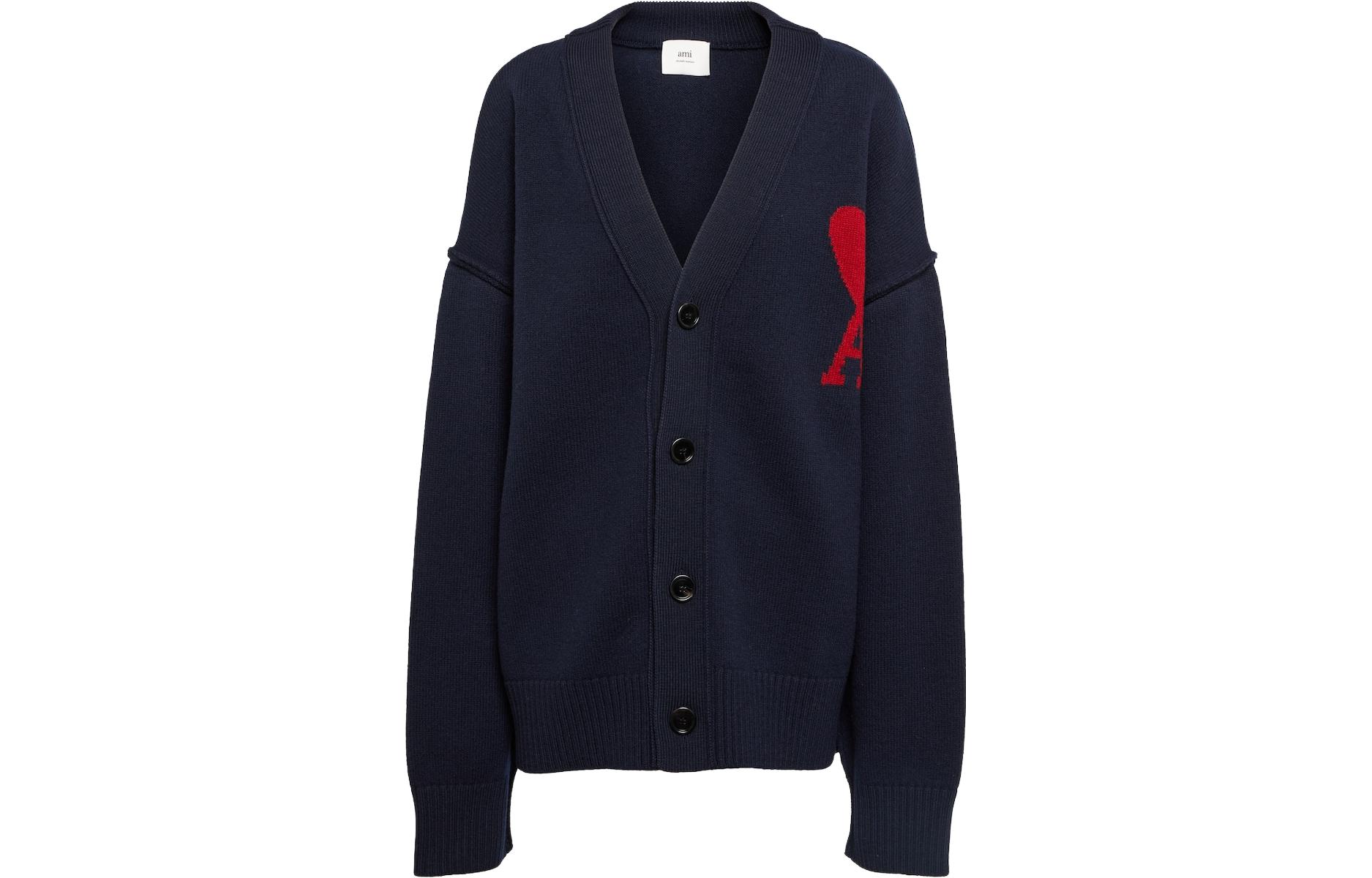 Ами Париз Логотип Детализированный Вязаный Кардиган AMIPARIS, Темно-синий
Ами Париз Логотип Детализированный Вязаный Кардиган AMIPARIS, Темно-синий