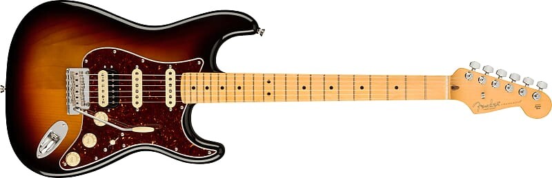 Fender American Professional II Stratocaster HSS, кленовый гриф, 3 цвета Sunburst — US22094056
Fender American Professional II Stratocaster HSS, кленовый гриф, 3 цвета Sunburst — US22094056