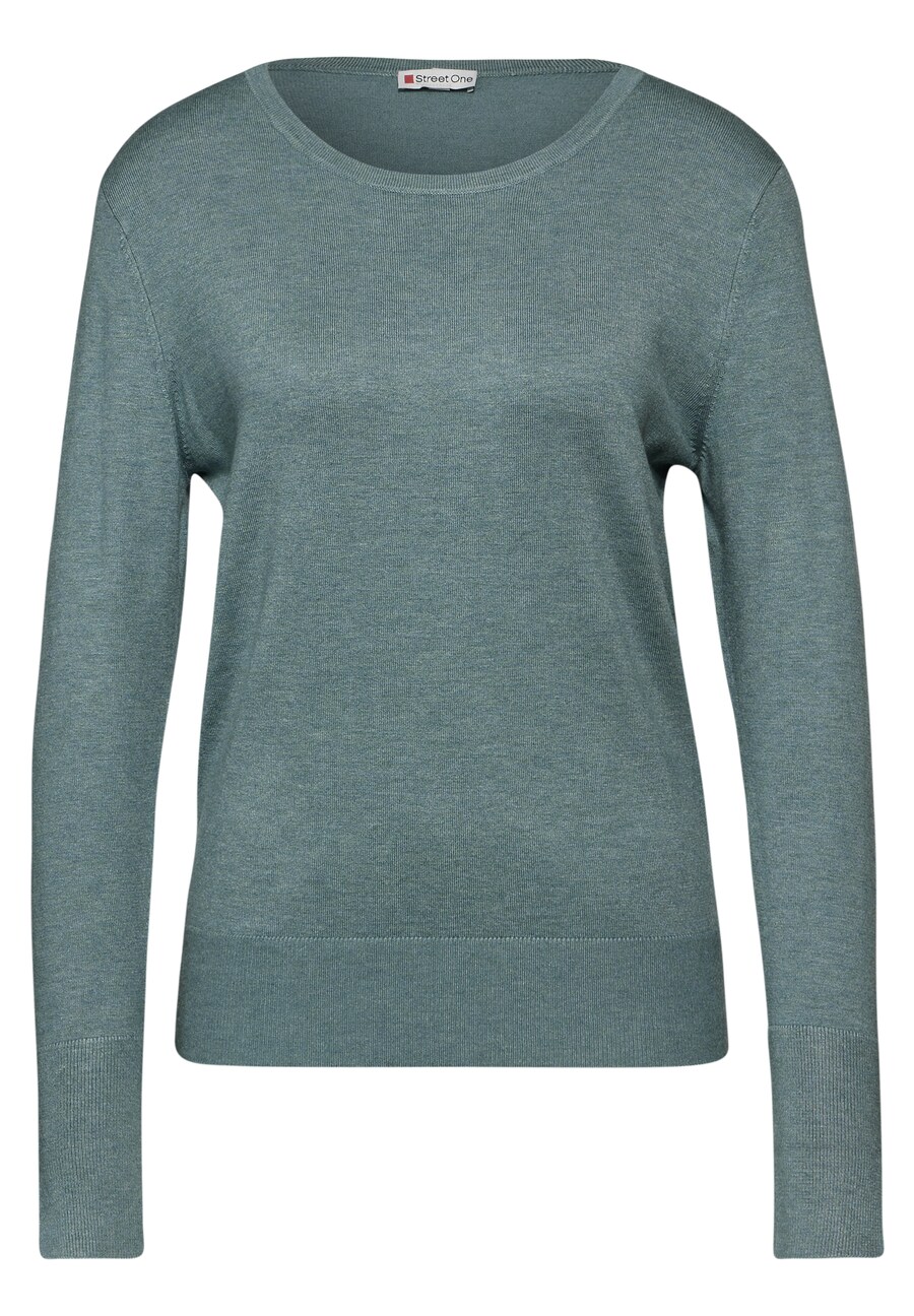 Тонкий вязаный свитер STREET ONE Sweater, изумрудный
Тонкий вязаный свитер STREET ONE Sweater, изумрудный