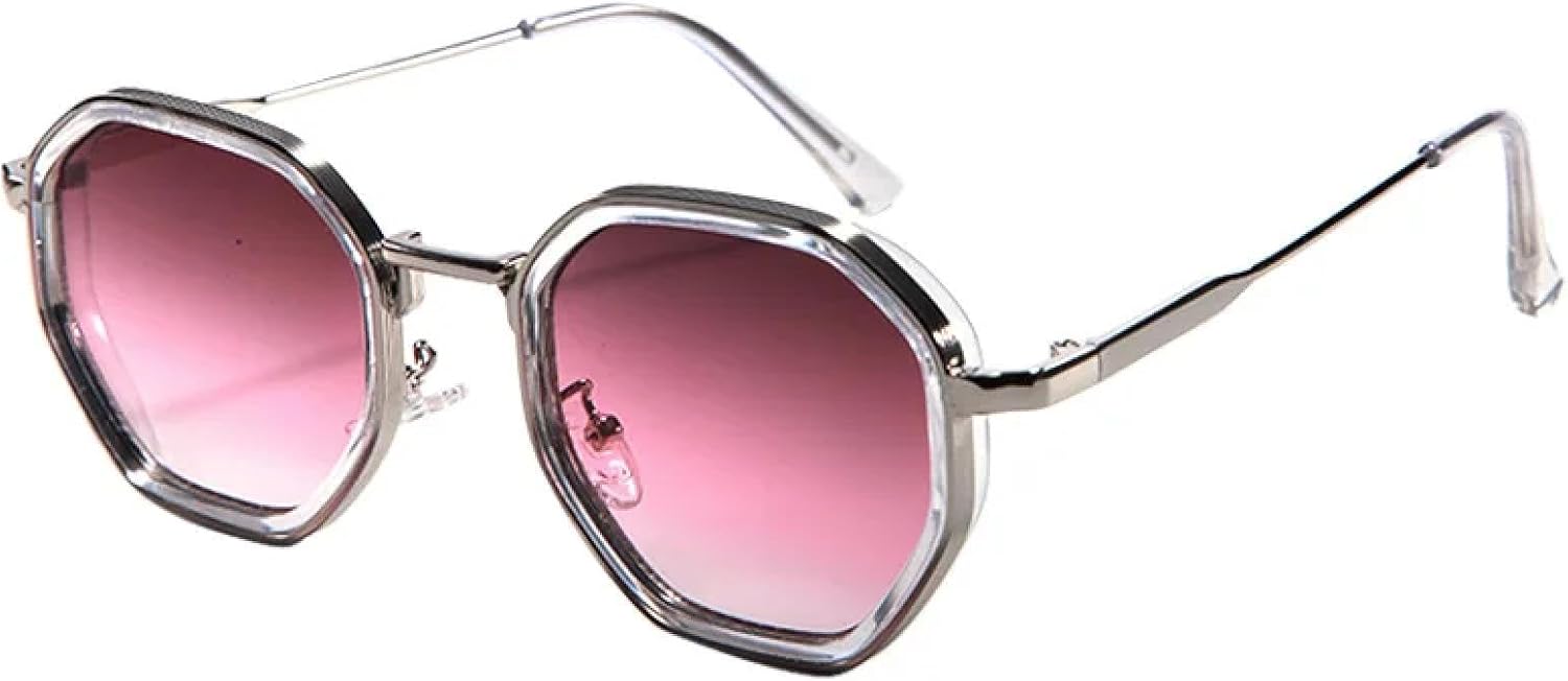 Солнцезащитные очки с защитой от УФ-излучения UV400 | Панк, металлическая оправа | Для женщин и мужчин, для занятий спортом на открытом воздухе и вождения DSVIGF, Silver Grey Pink
Солнцезащитные очки с защитой от УФ-излучения UV400 | Панк, металлическая оправа | Для женщин и мужчин, для занятий спортом на открытом воздухе и вождения DSVIGF, Silver Grey Pink