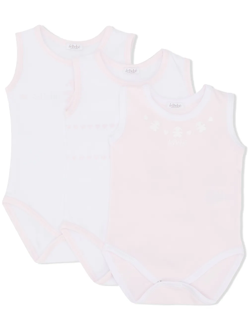 Комплект из трех боди Le Bebé Enfant, белый
Комплект из трех боди Le Bebé Enfant, белый