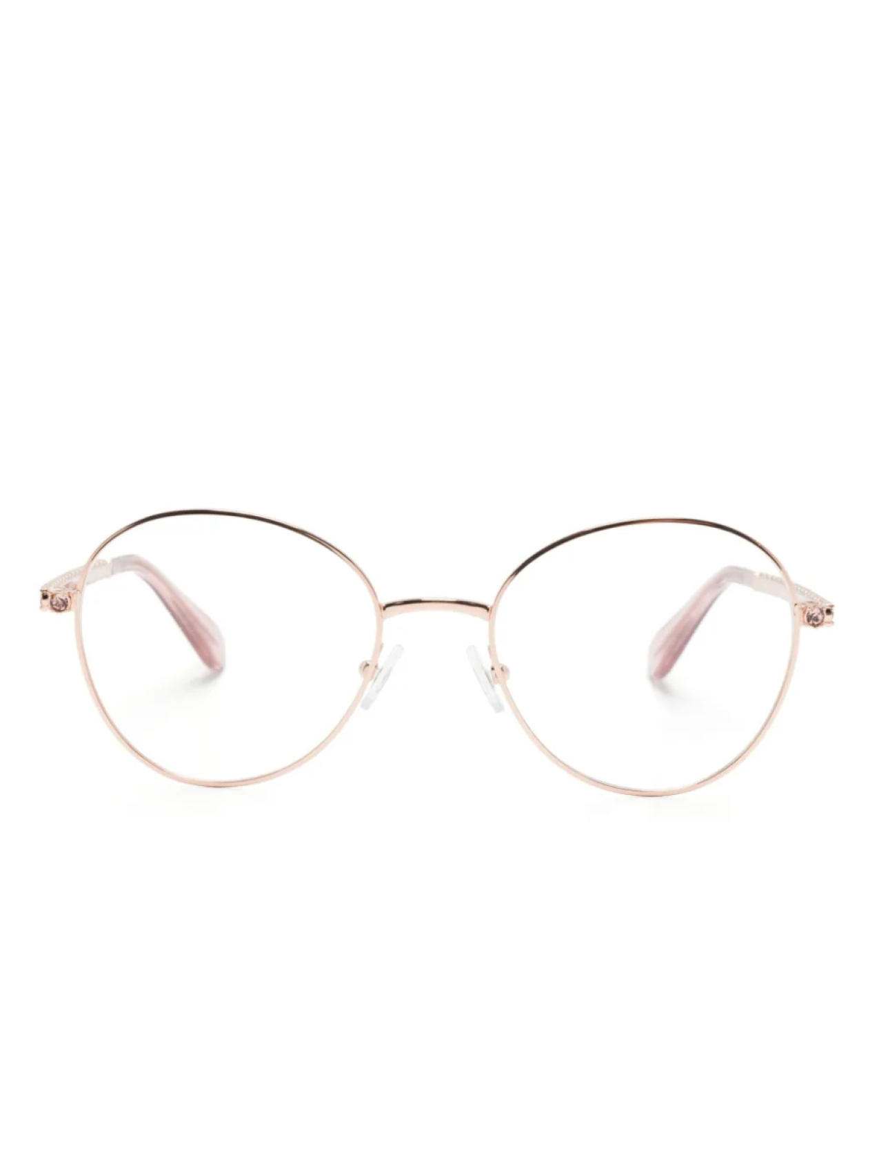 Очки в круглой оправе с кристаллами Swarovski, розовый
Очки в круглой оправе с кристаллами Swarovski, розовый