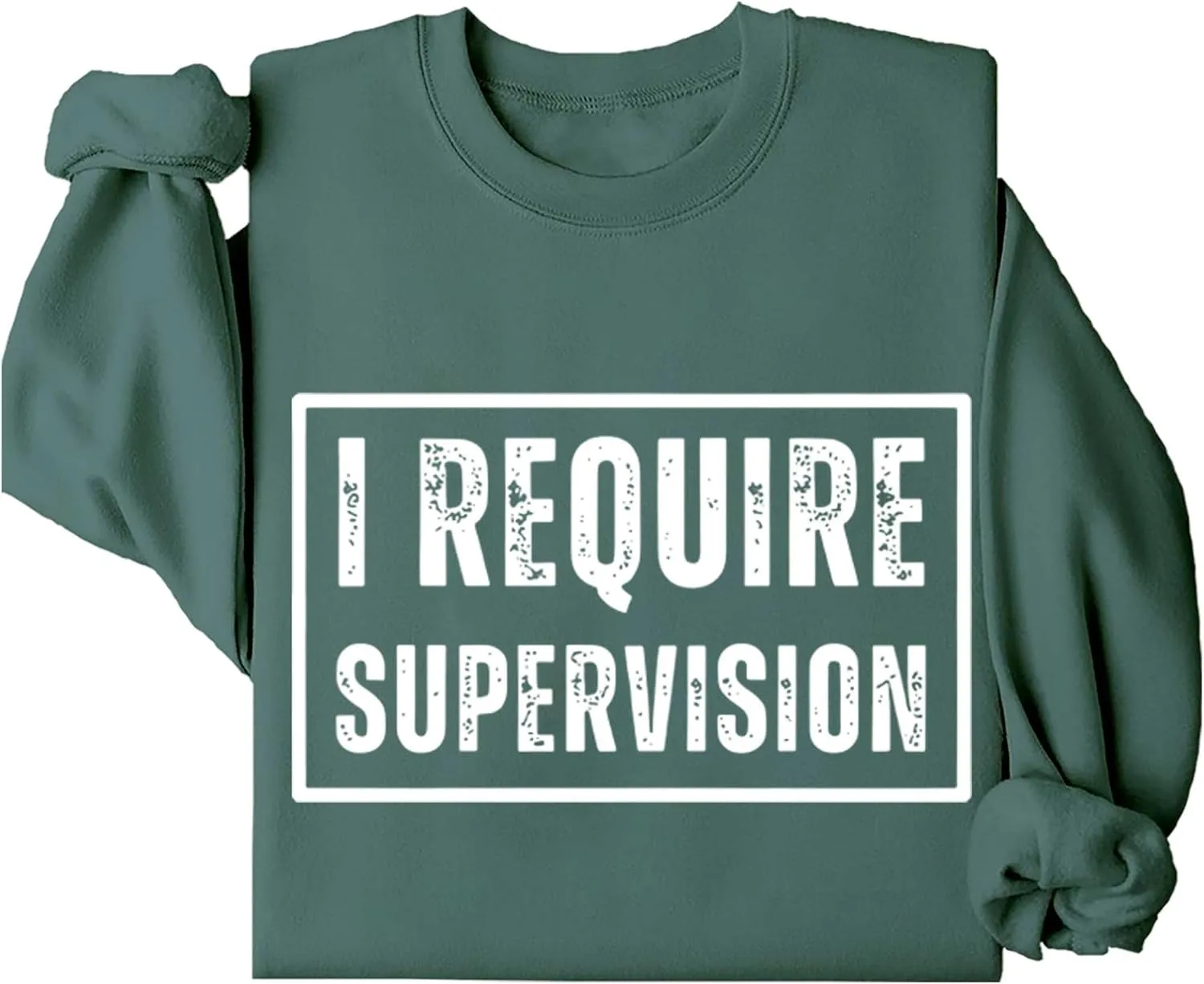 Толстовка с принтом "I Require Supervision" Kzggs
Толстовка с принтом "I Require Supervision" Kzggs