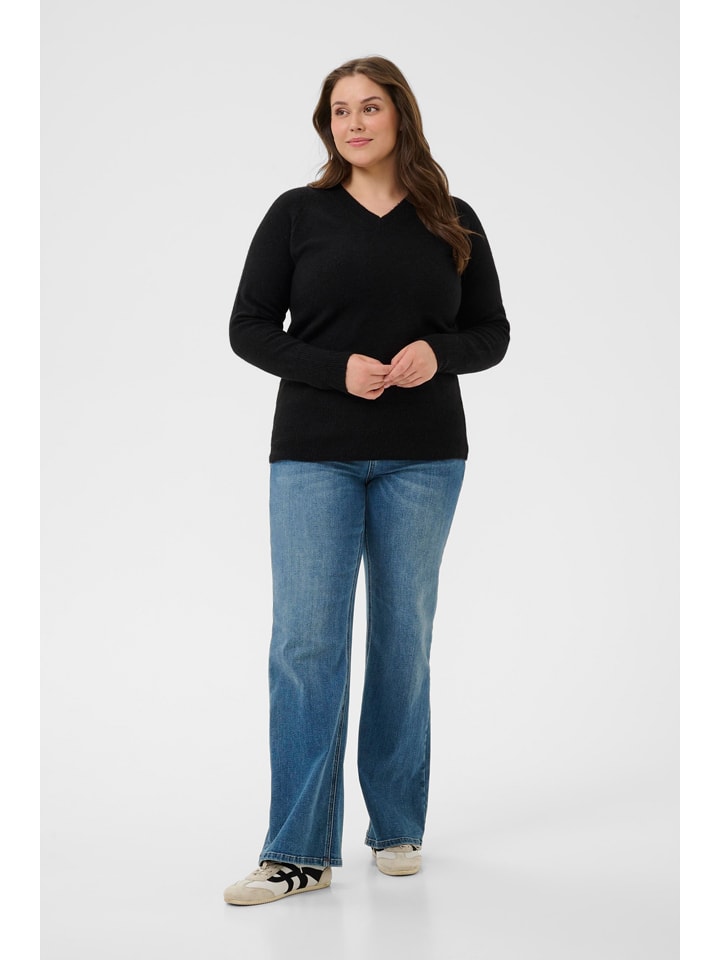 KAFFE curve Черный свитер
KAFFE curve Черный свитер