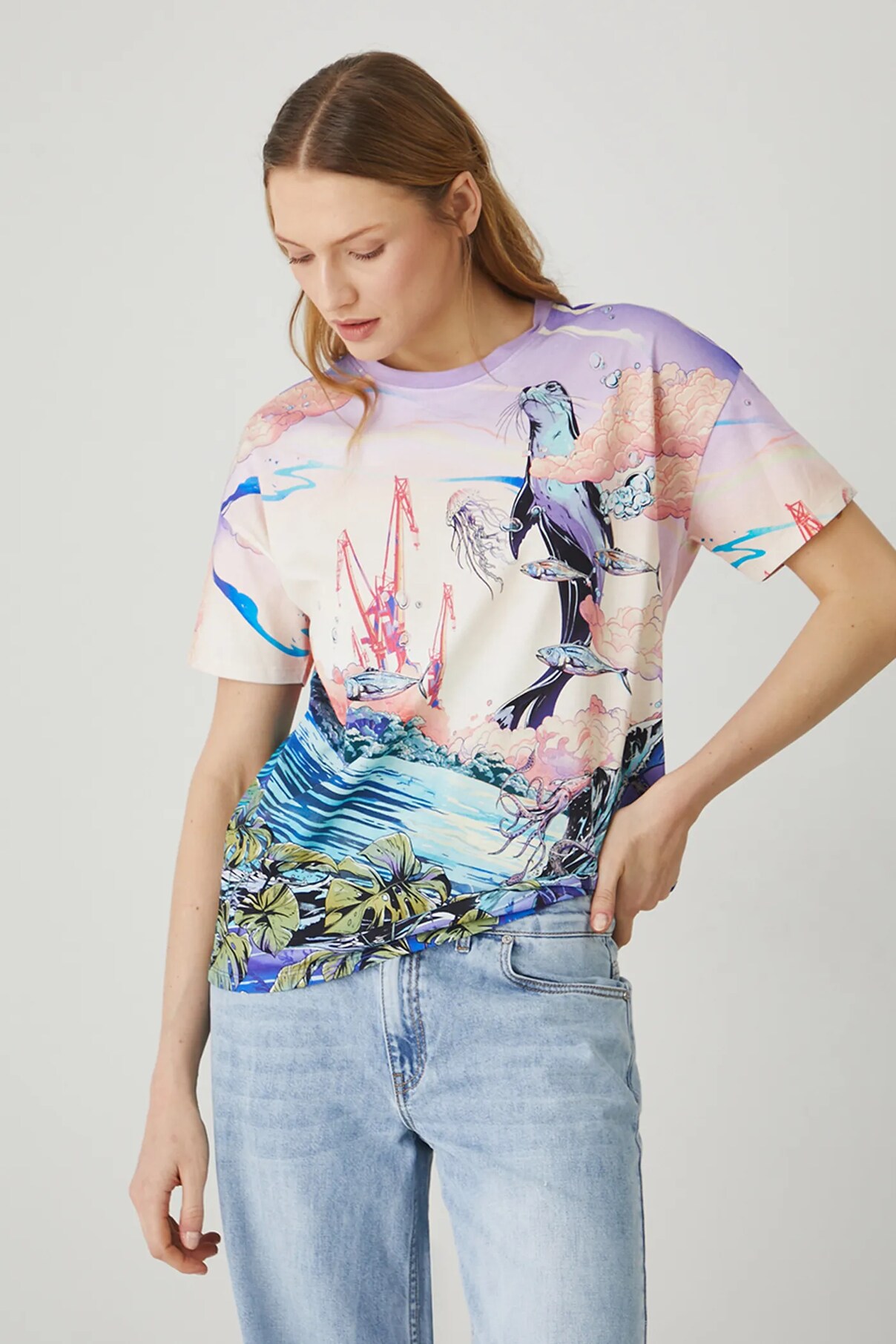 Футболка из хлопка Medicine, мультиколор
Футболка из хлопка Medicine, мультиколор