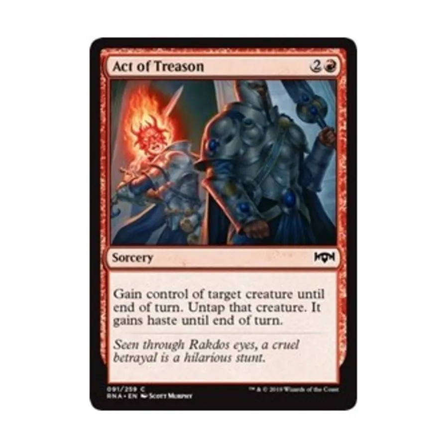 CCG Акт измены (С), MTG - Ravnica Allegiance
CCG Акт измены (С), MTG - Ravnica Allegiance