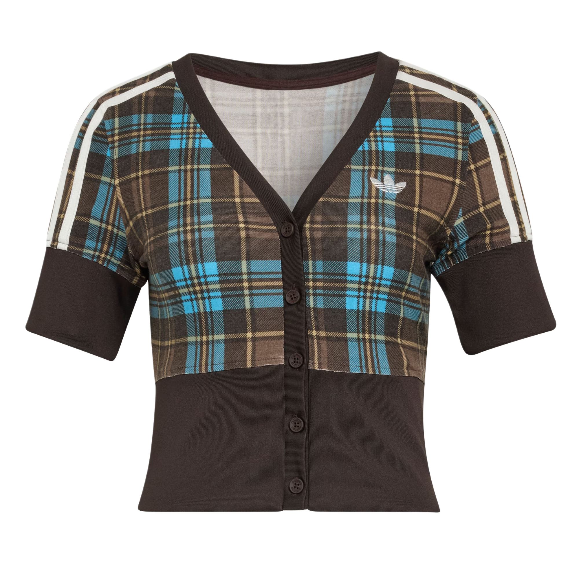 Рубашка в клетку на пуговицах женская Adidas Originals, темно-coffee/светло-coffee/синий
Рубашка в клетку на пуговицах женская Adidas Originals, темно-coffee/светло-coffee/синий