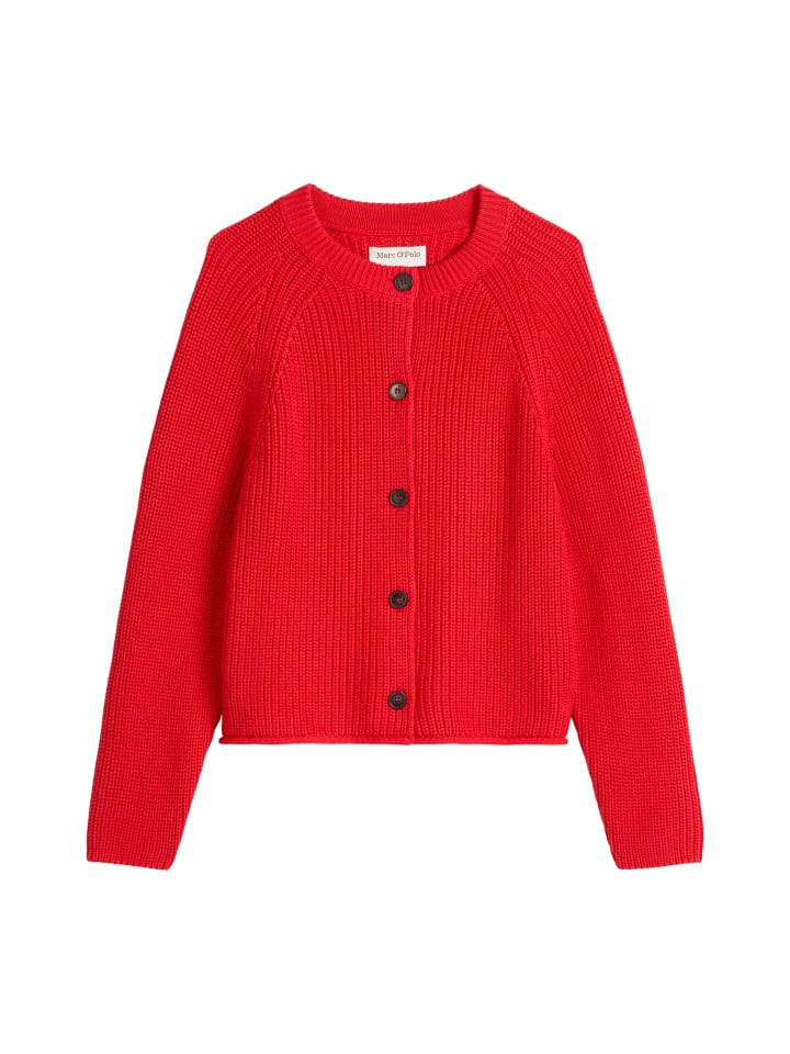 Marc O'Polo Укороченный кардиган оверсайз на молнии ярко-красного цвета
Marc O'Polo Укороченный кардиган оверсайз на молнии ярко-красного цвета