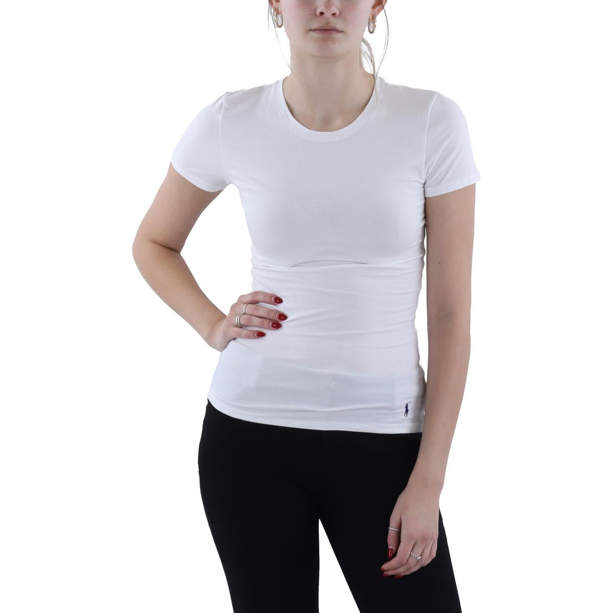 Женская футболка из хлопковой смеси с коротким рукавом Polo Ralph Lauren, цвет white cloud
Женская футболка из хлопковой смеси с коротким рукавом Polo Ralph Lauren, цвет white cloud