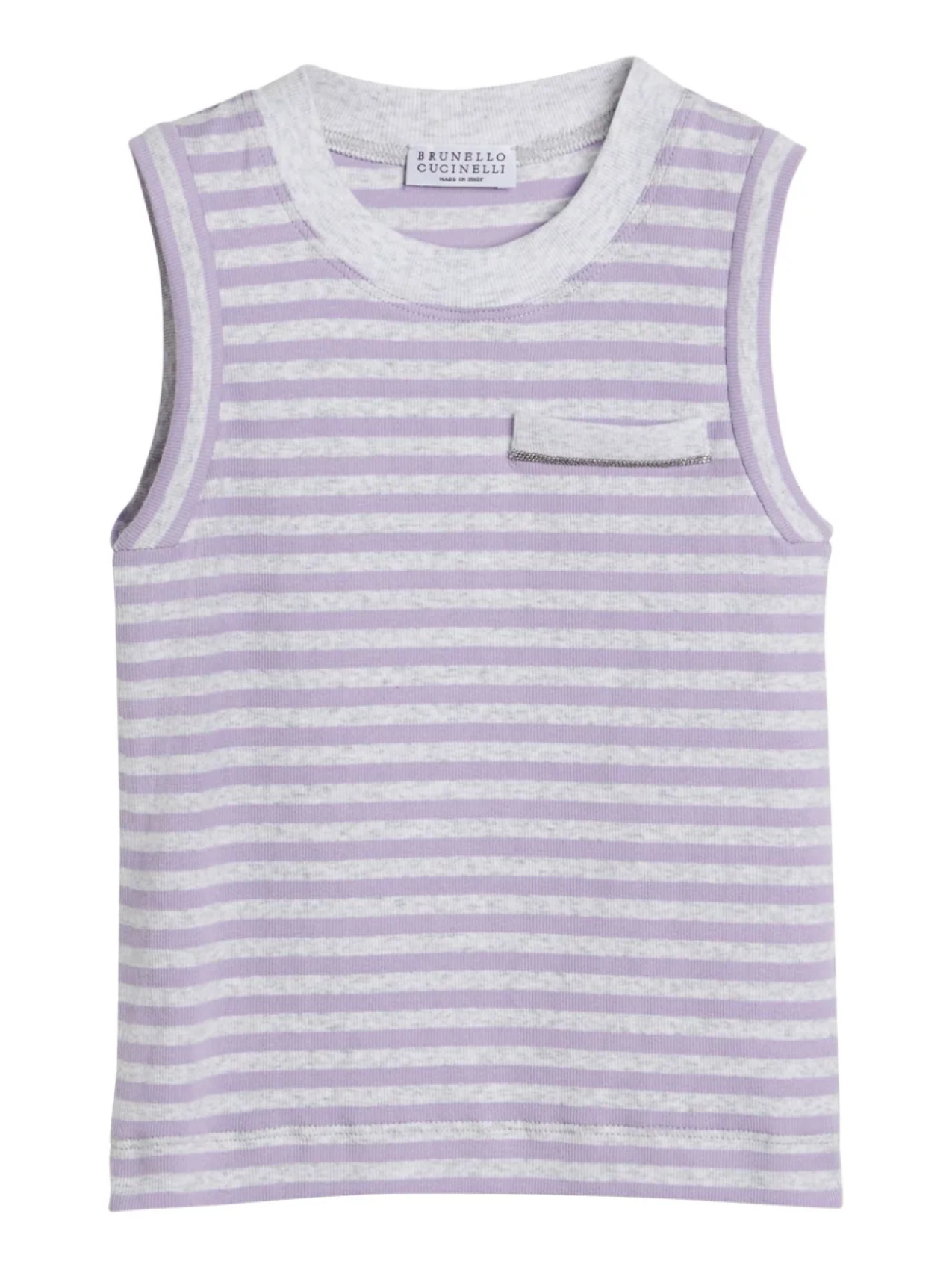Детская полосатая майка в рубчик Brunello Cucinelli Brunello Cucinelli Kids, фиолетовый
Детская полосатая майка в рубчик Brunello Cucinelli Brunello Cucinelli Kids, фиолетовый