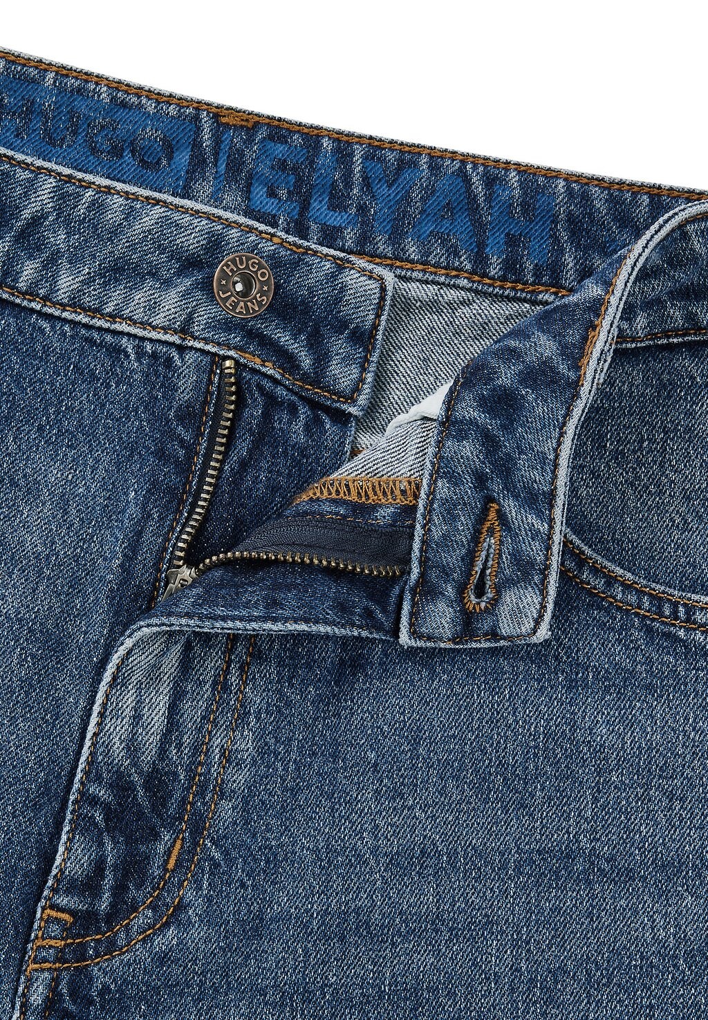 Джинсы прямого кроя ELYAH HUGO, синий
Джинсы прямого кроя ELYAH HUGO, синий