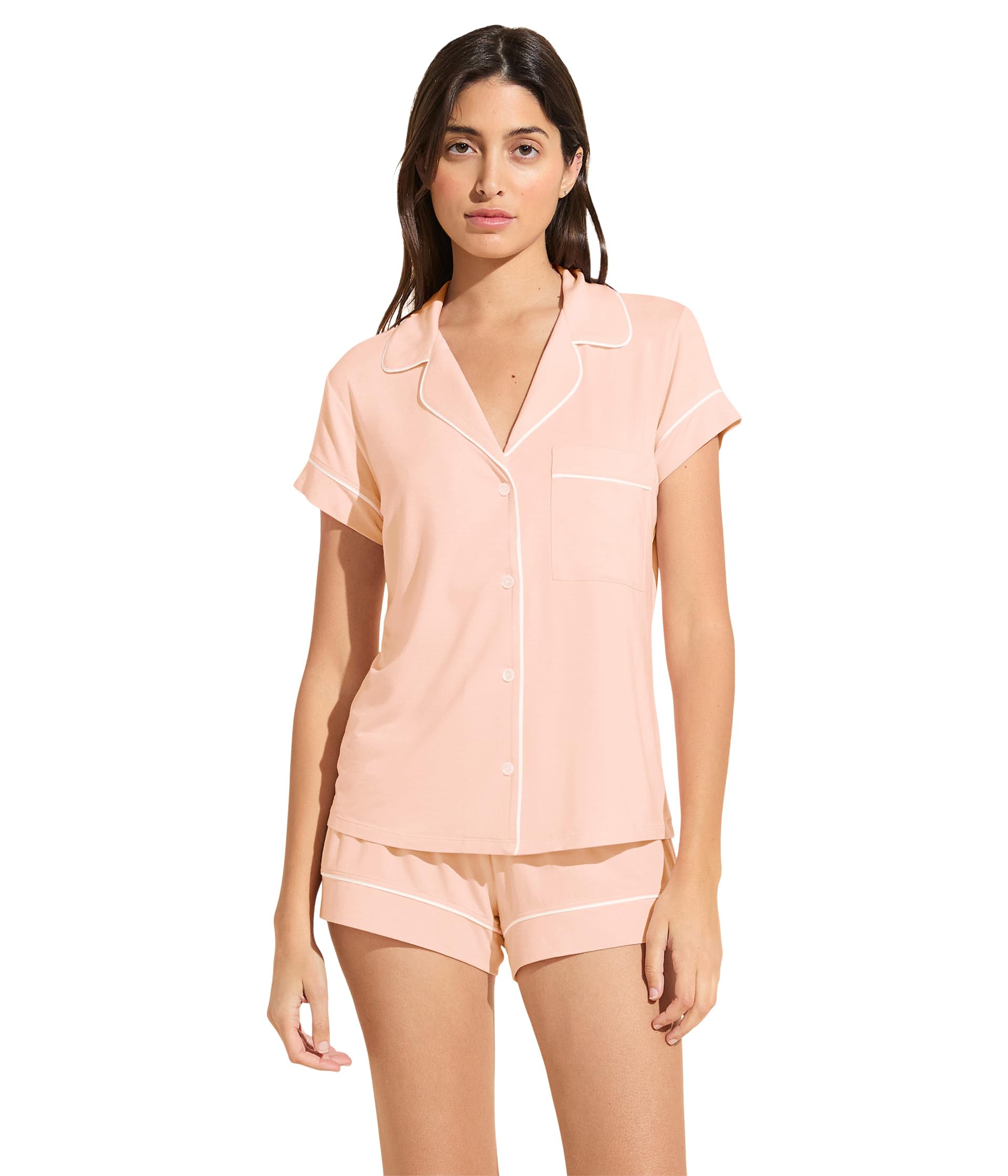 Пижама Eberjey Gisele - Shortie Short Pj Set, Petal Pink 1
Пижама Eberjey Gisele - Shortie Short Pj Set, Petal Pink 1