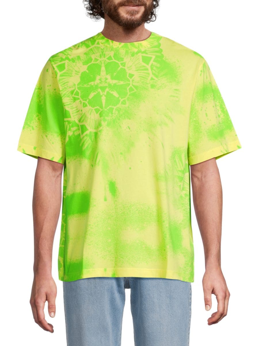 Футболка из хлопка с принтом тай-дай Marcelo Burlon, цвет Lime
Футболка из хлопка с принтом тай-дай Marcelo Burlon, цвет Lime