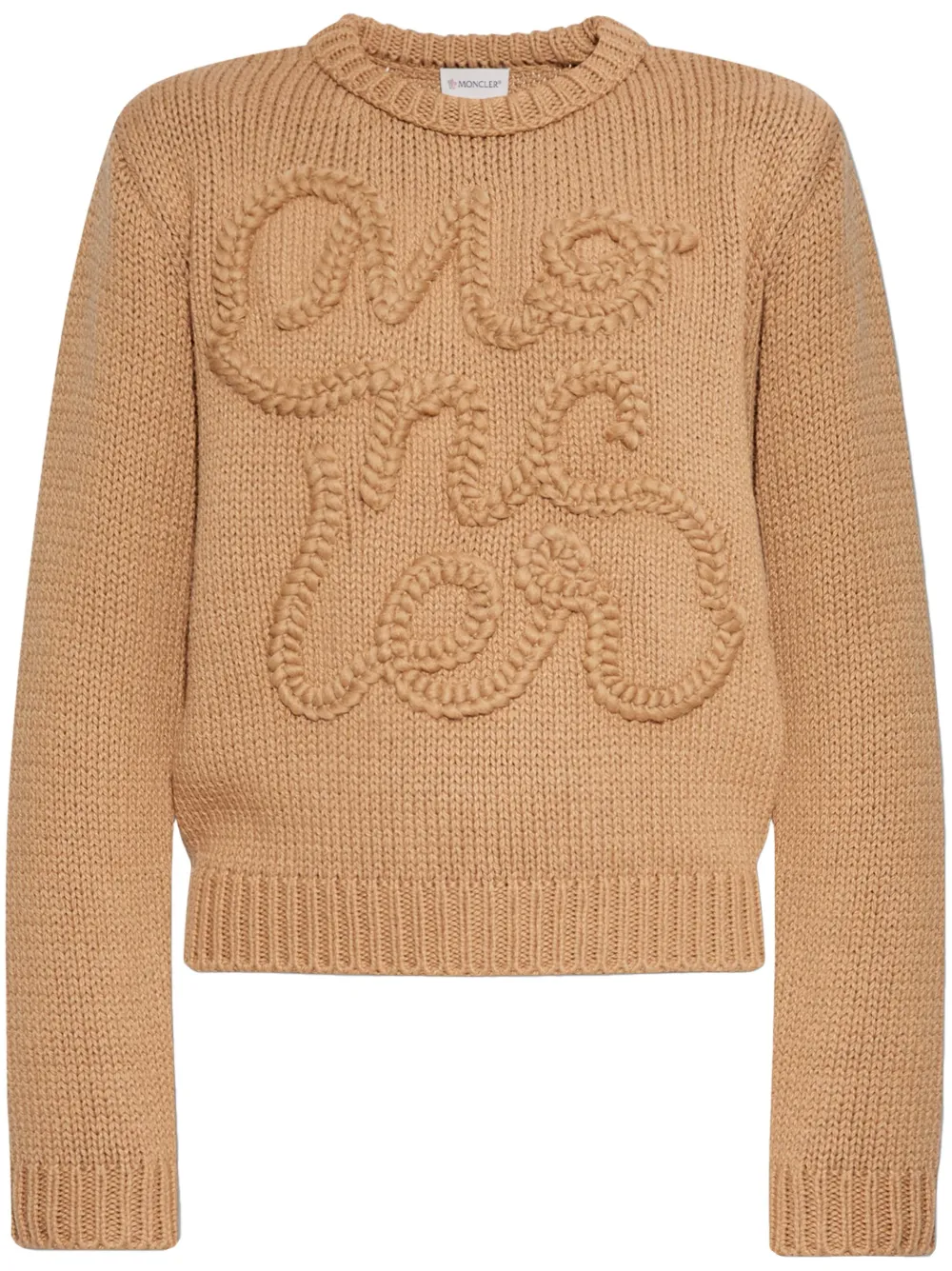 Толстовка с вышитым логотипом MONCLER, коричневый
Толстовка с вышитым логотипом MONCLER, коричневый