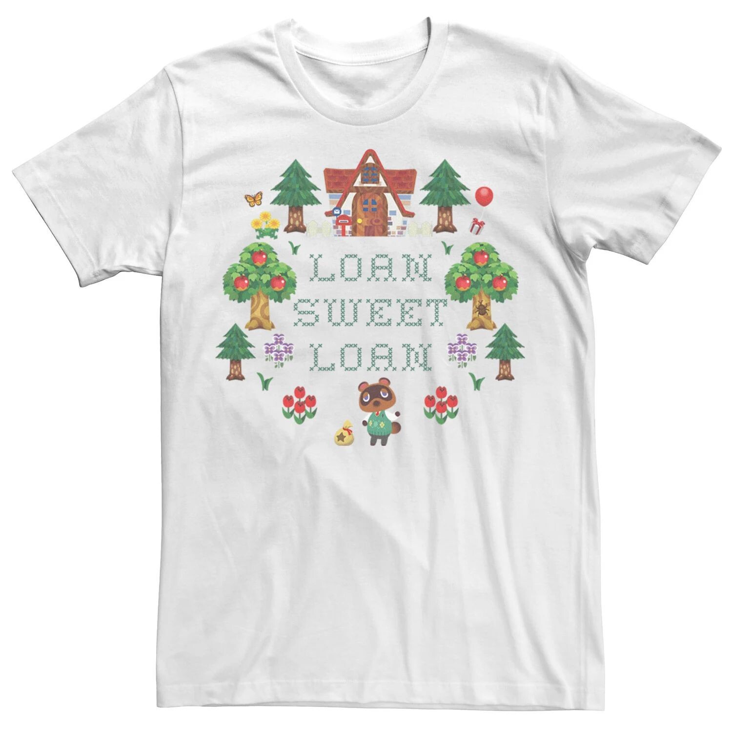 Мужская футболка Animal Crossing Loan Sweet Loan Licensed Character
Мужская футболка Animal Crossing Loan Sweet Loan Licensed Character