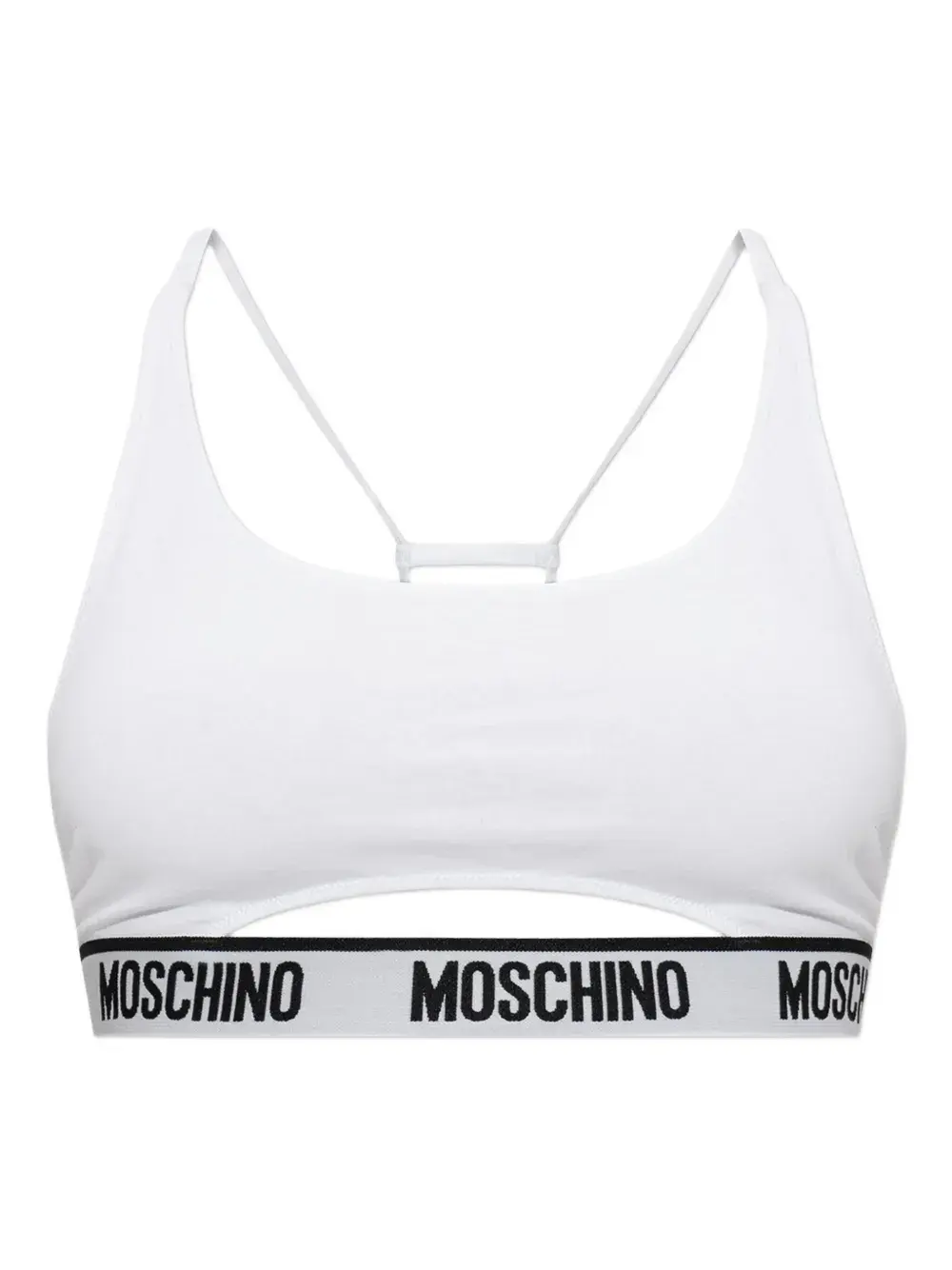 Топ с вырезанным логотипом Moschino, белый
Топ с вырезанным логотипом Moschino, белый