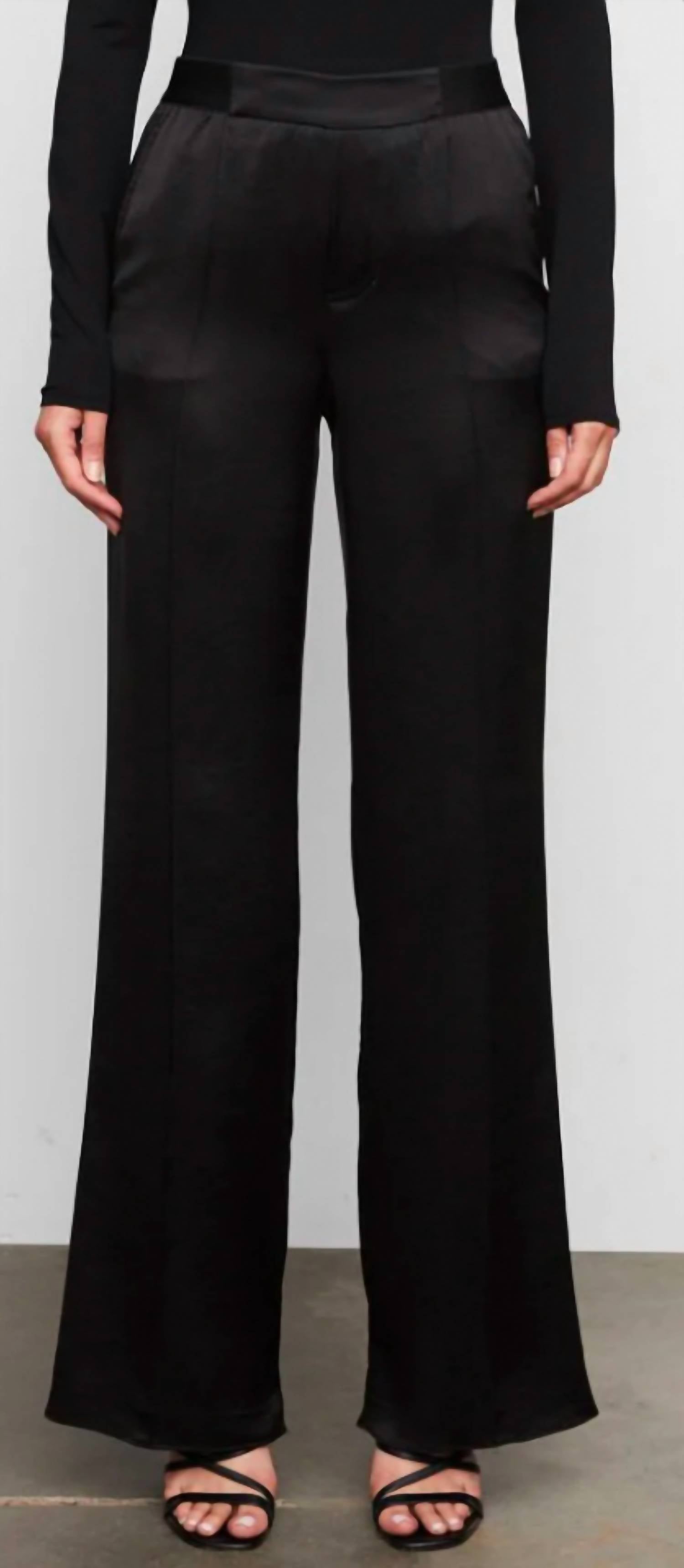 Вечерние брюки Angel Hammered Satin черного цвета Bailey 44
Вечерние брюки Angel Hammered Satin черного цвета Bailey 44