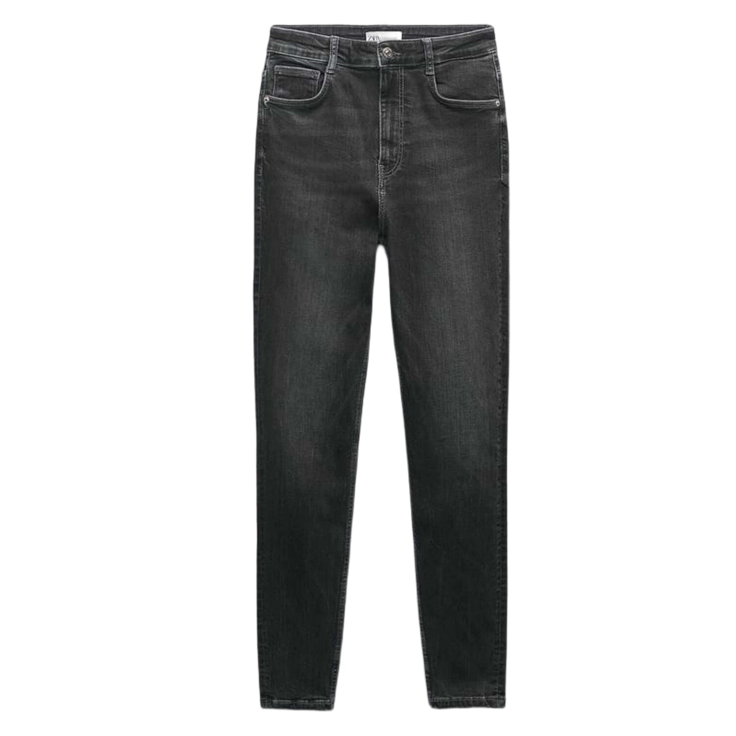 Джинсы женские с высокой посадкой Zara Sculpt Skinny TRF, темно-серый (Размер 42 EU)
Джинсы женские с высокой посадкой Zara Sculpt Skinny TRF, темно-серый (Размер 42 EU)