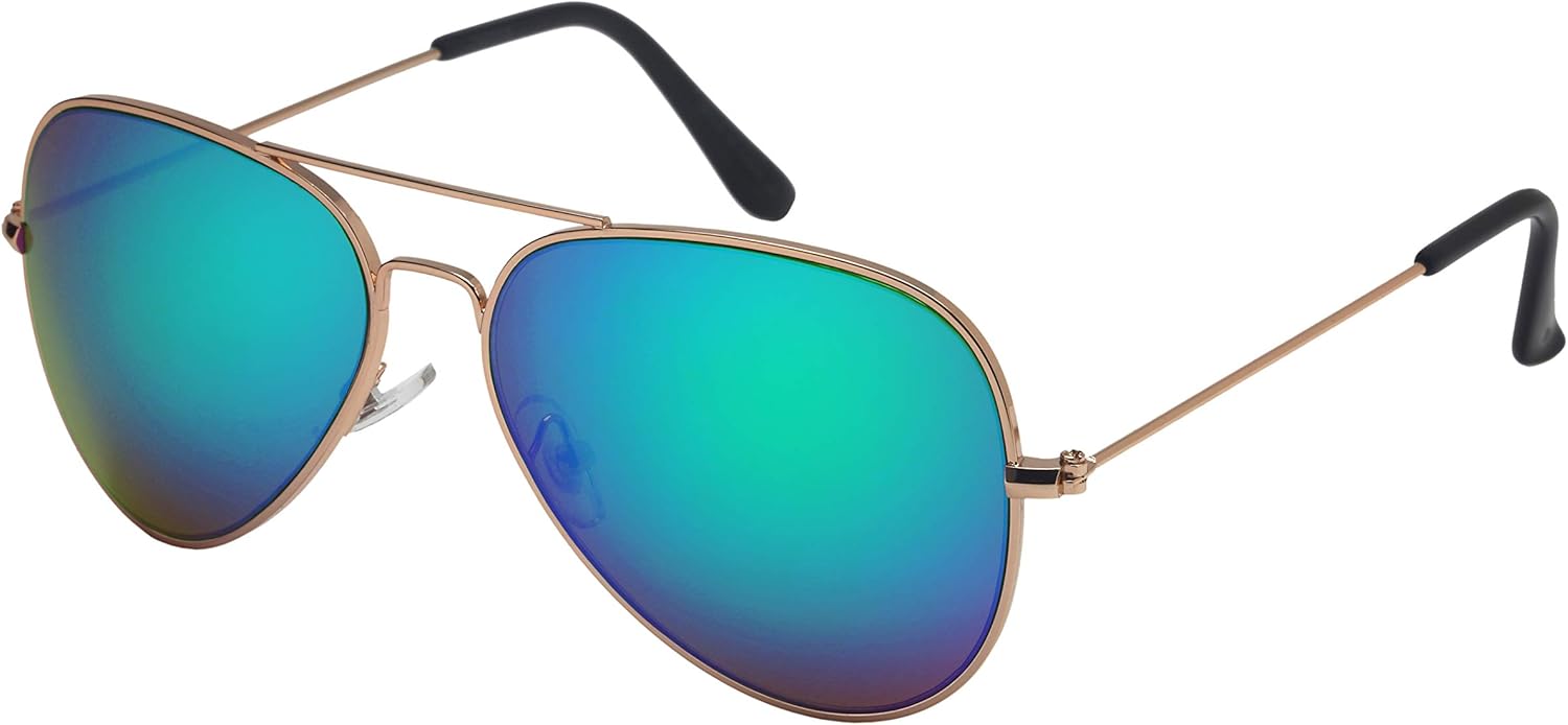 Солнцезащитные очки Edge I-Wear Classic Aviator с зеркальными линзами, для мужчин и женщин, в стиле милитари, модель 25095A-REV-2(G.gnrev) EDGEIWEAR, Mirrored: Gold Frame/Green Mirrored Lens
Солнцезащитные очки Edge I-Wear Classic Aviator с зеркальными линзами, для мужчин и женщин, в стиле милитари, модель 25095A-REV-2(G.gnrev) EDGEIWEAR, Mirrored: Gold Frame/Green Mirrored Lens