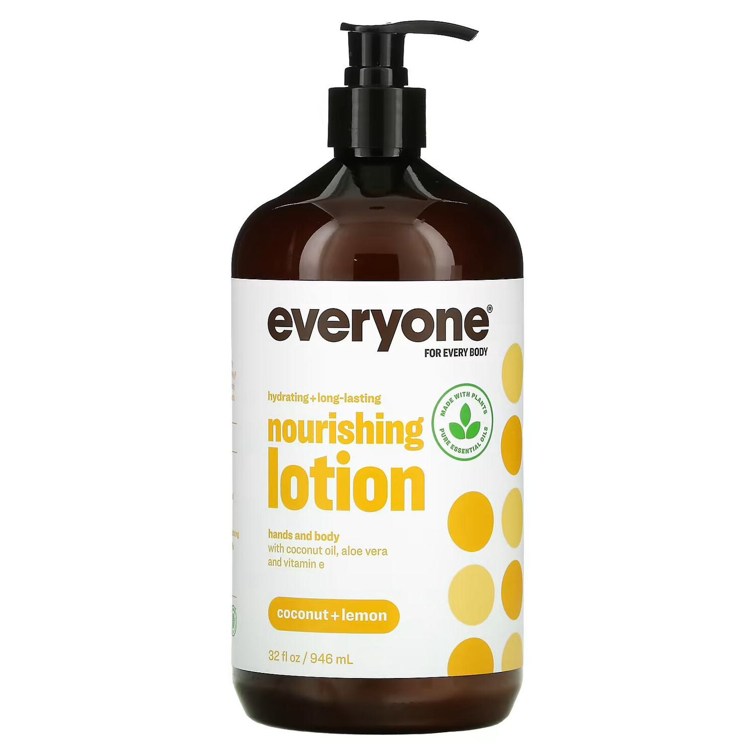 Everyone, Everyone Lotion, лосьон 3 в 1, кокос и лимон, 946 мл (32 жидк. унции)
Everyone, Everyone Lotion, лосьон 3 в 1, кокос и лимон, 946 мл (32 жидк. унции)