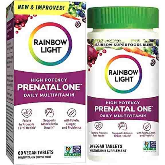 Мультивитамины для беременных Rainbow Light Hight Potency Prenatal One Multivitamin, 60 капсул
Мультивитамины для беременных Rainbow Light Hight Potency Prenatal One Multivitamin, 60 капсул