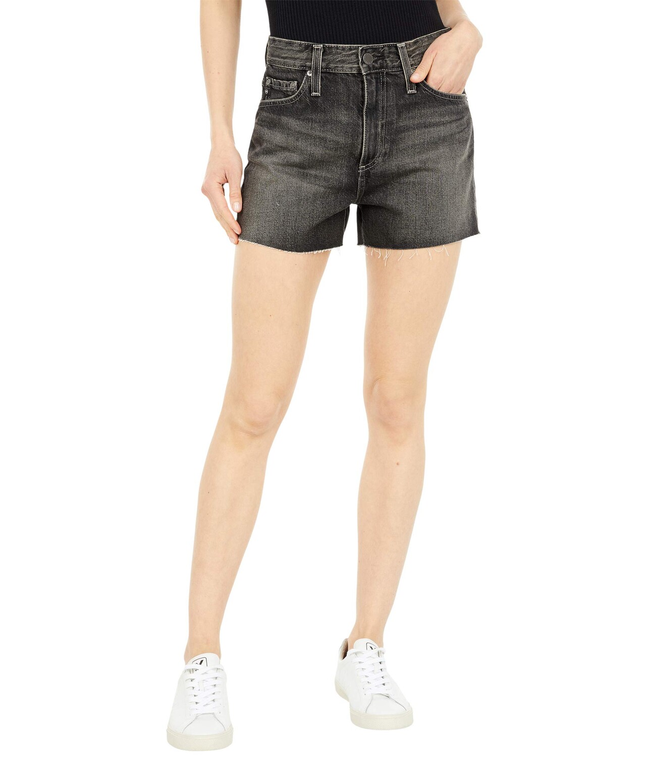 Шорты AG Adriano Goldschmied, Alexxis High-Rise Vintage Shorts in Shadow Black
Шорты AG Adriano Goldschmied, Alexxis High-Rise Vintage Shorts in Shadow Black