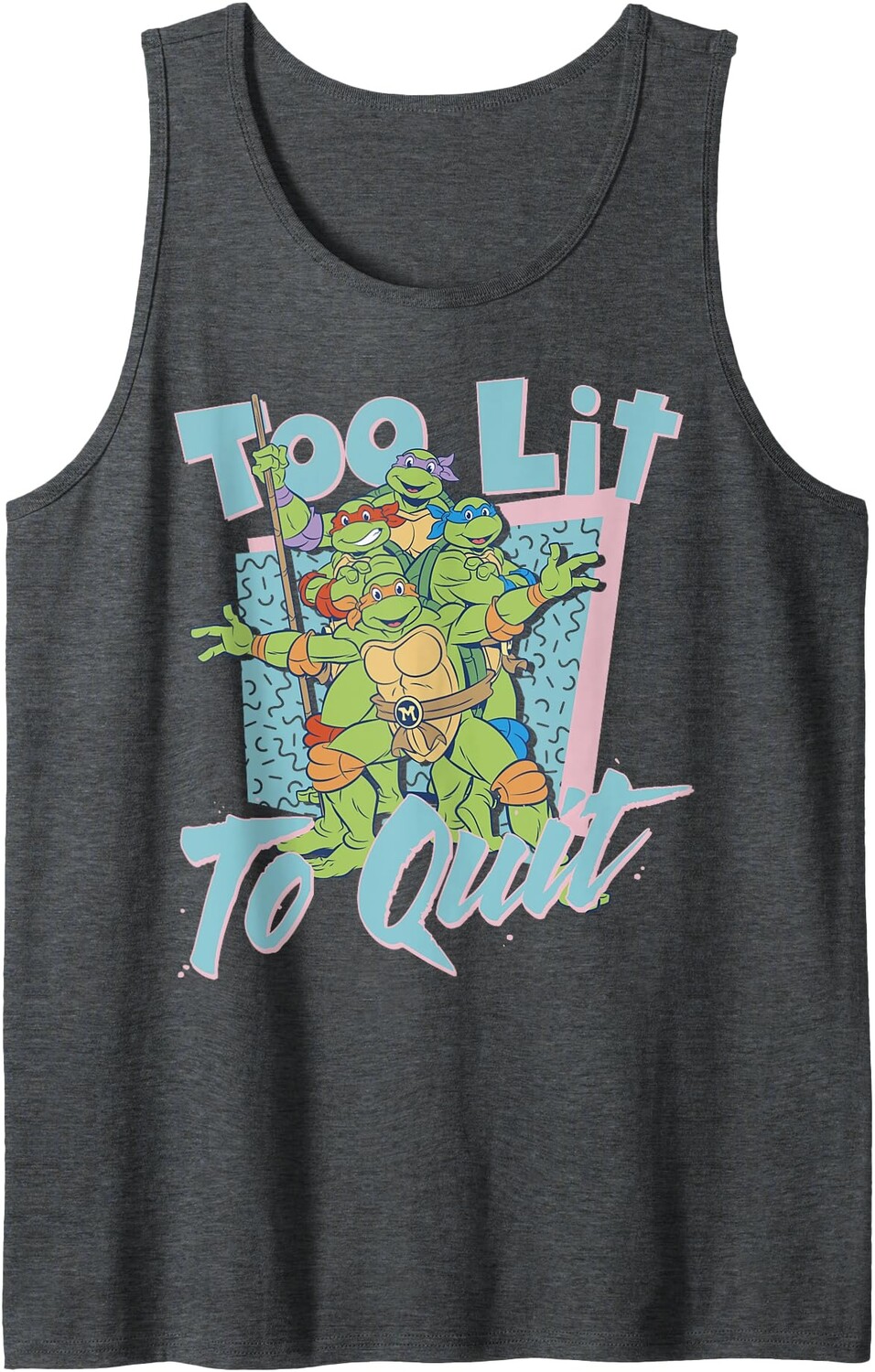 Мужская майка Nickelodeon Teenage Mutant Ninja Turtles Too Lit To Quit, темно-серый вереск
Мужская майка Nickelodeon Teenage Mutant Ninja Turtles Too Lit To Quit, темно-серый вереск