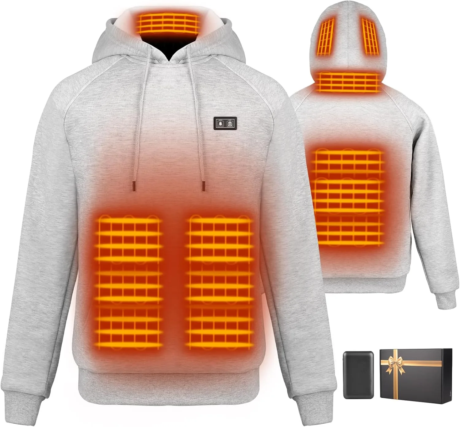 Толстовка с подогревом для женщин и мужчин с аккумулятором 7.4V 16000mAh, 6 зон нагрева Qdreclod
Толстовка с подогревом для женщин и мужчин с аккумулятором 7.4V 16000mAh, 6 зон нагрева Qdreclod
