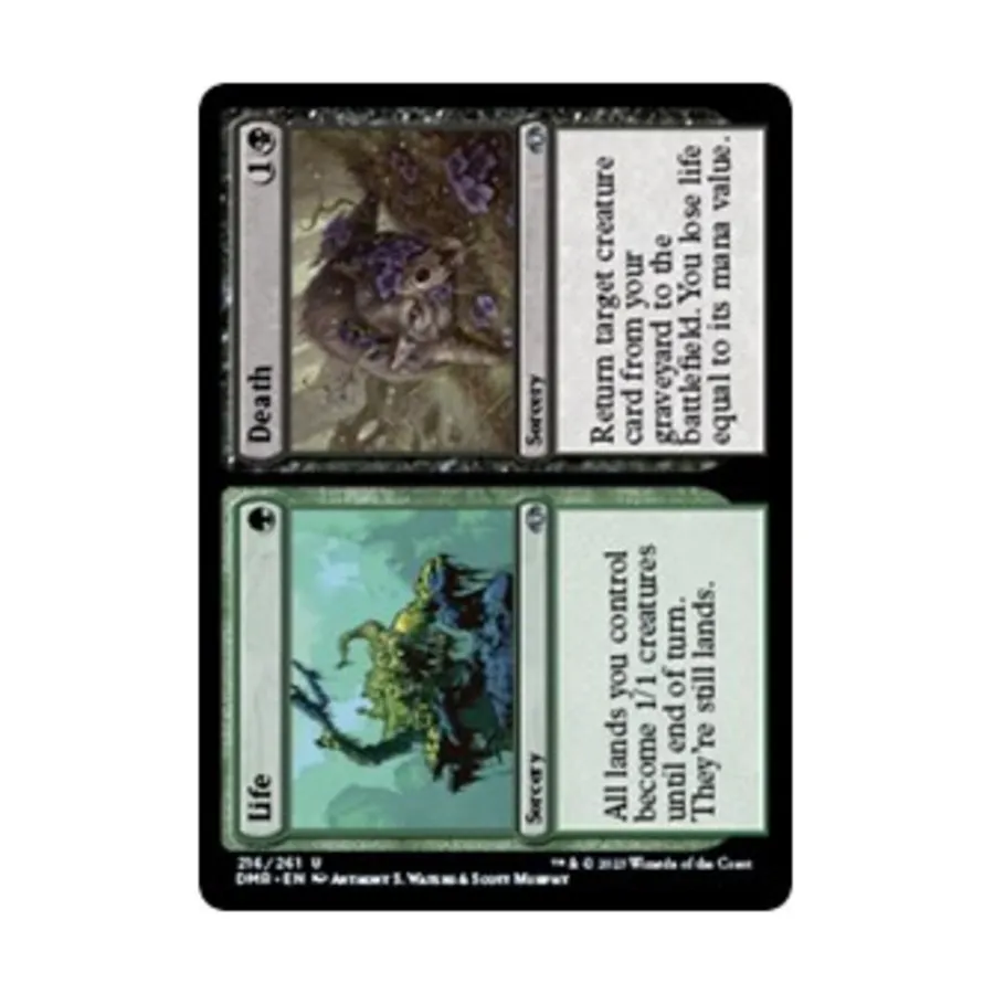 CCG Жизнь // Смерть (U), MTG - Dominaria Remastered
CCG Жизнь // Смерть (U), MTG - Dominaria Remastered