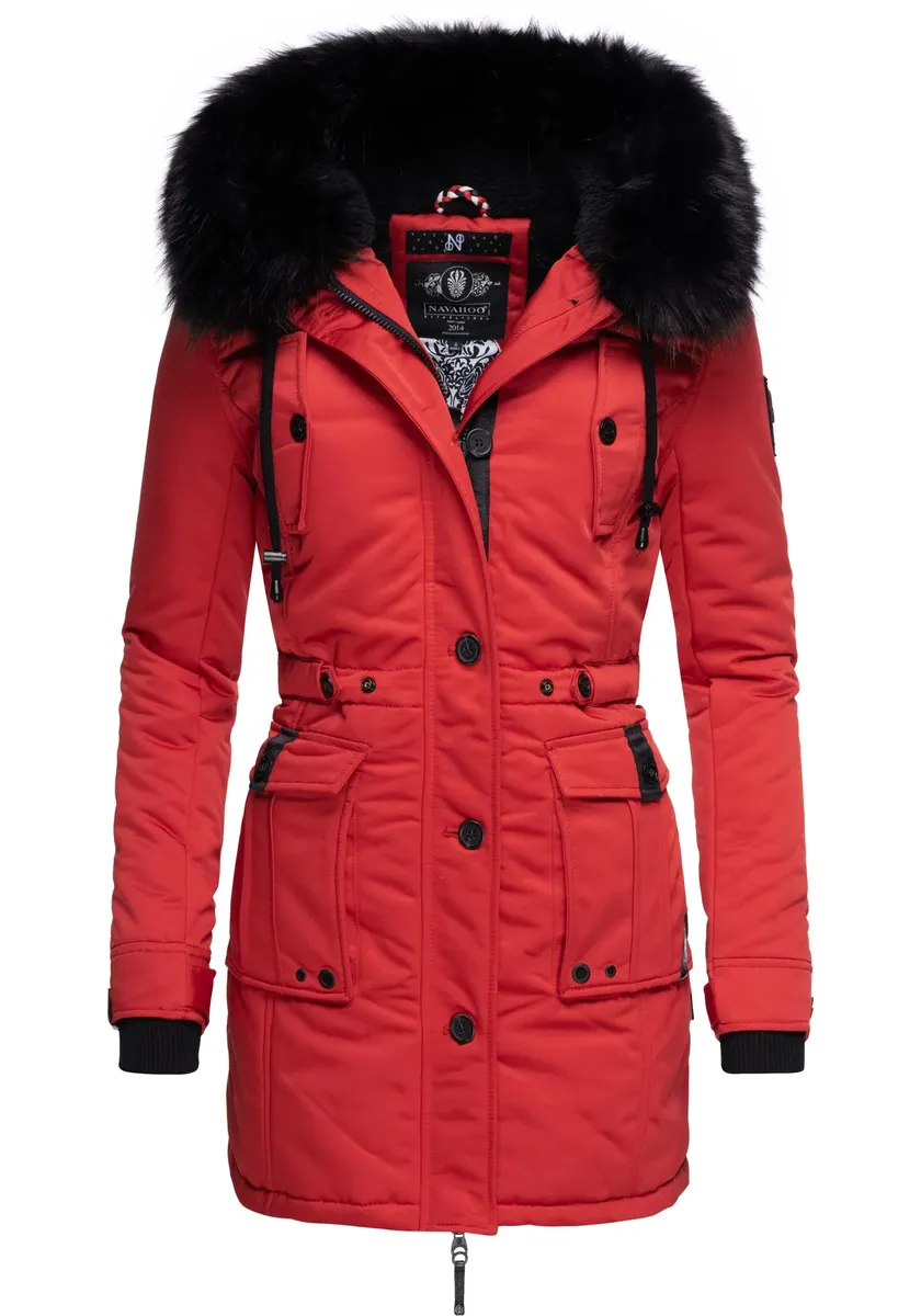 Зимнее пальто Navahoo "Luluna Prc", элегантная парка с большим капюшоном из искусственного меха, красный
Зимнее пальто Navahoo "Luluna Prc", элегантная парка с большим капюшоном из искусственного меха, красный
