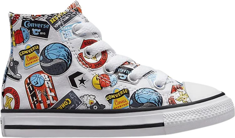 Кроссовки Converse Chuck Taylor All Star High TD Happy Hoops, белый
Кроссовки Converse Chuck Taylor All Star High TD Happy Hoops, белый