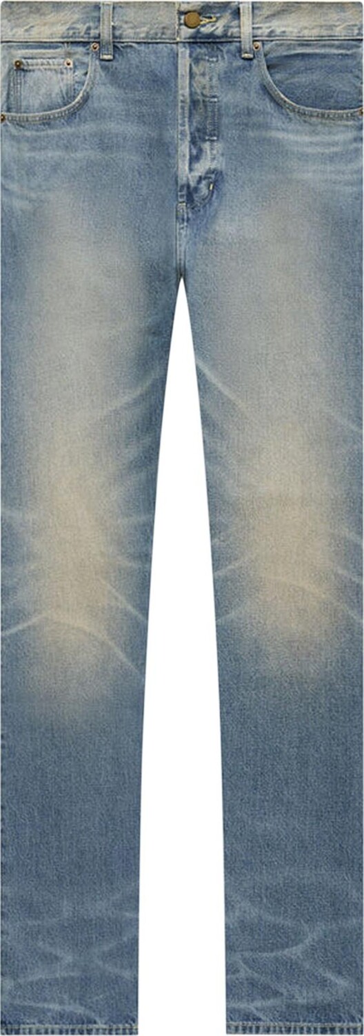 Джинсы Fear of God Essentials 5 Pocket Jean 'Indigo', синий
Джинсы Fear of God Essentials 5 Pocket Jean 'Indigo', синий