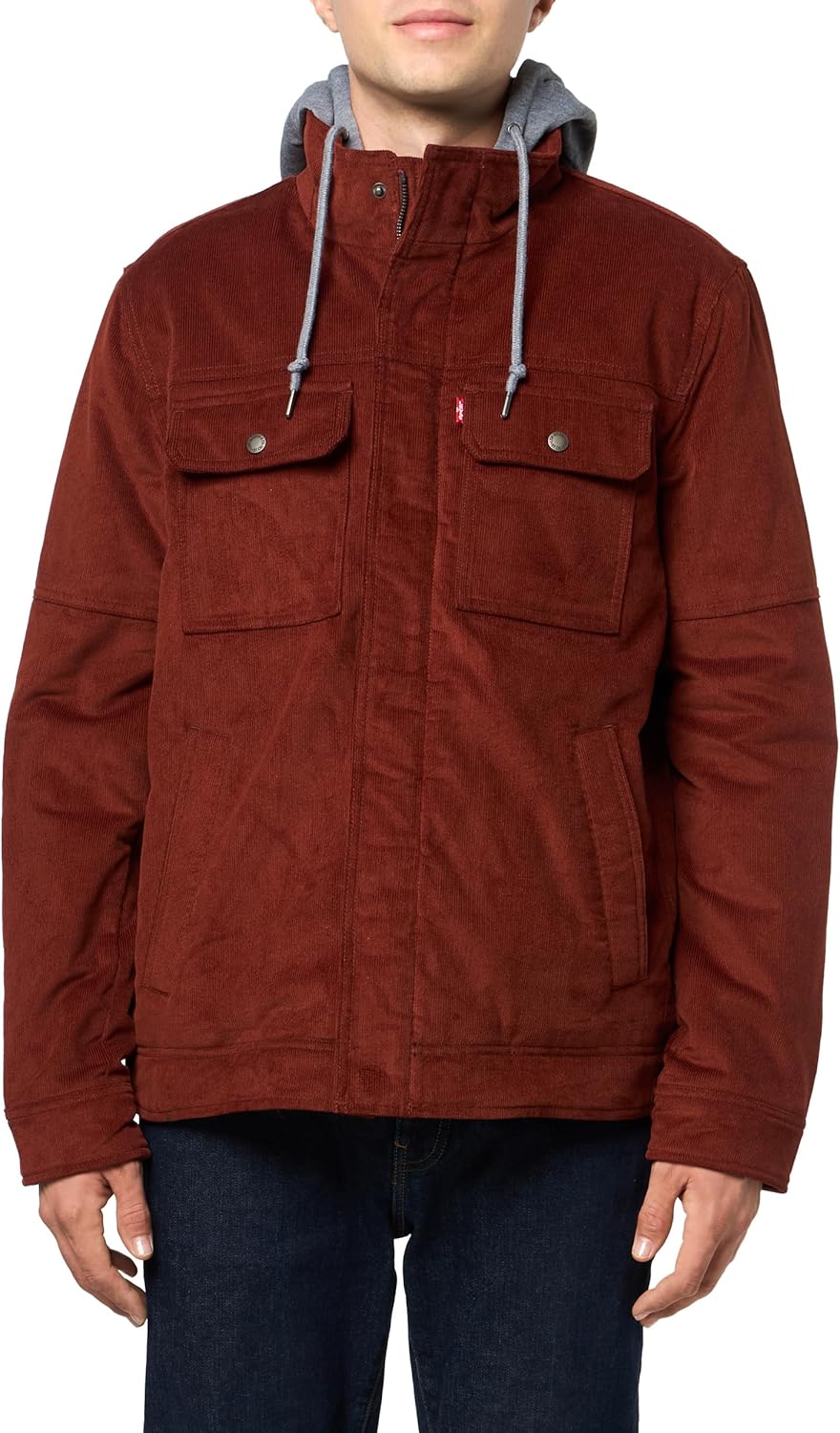 Мужская куртка Levi's с капюшоном, Rust Corduroy
Мужская куртка Levi's с капюшоном, Rust Corduroy