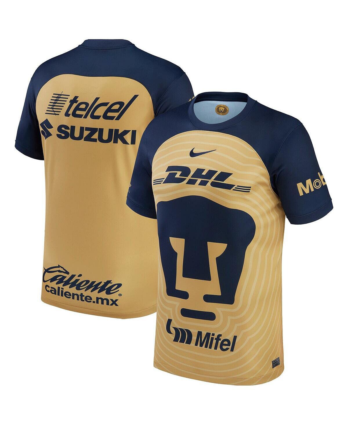 Футболка Nike Men's Gold Pumas 2022/23, светло-золотой/темно-синий
Футболка Nike Men's Gold Pumas 2022/23, светло-золотой/темно-синий