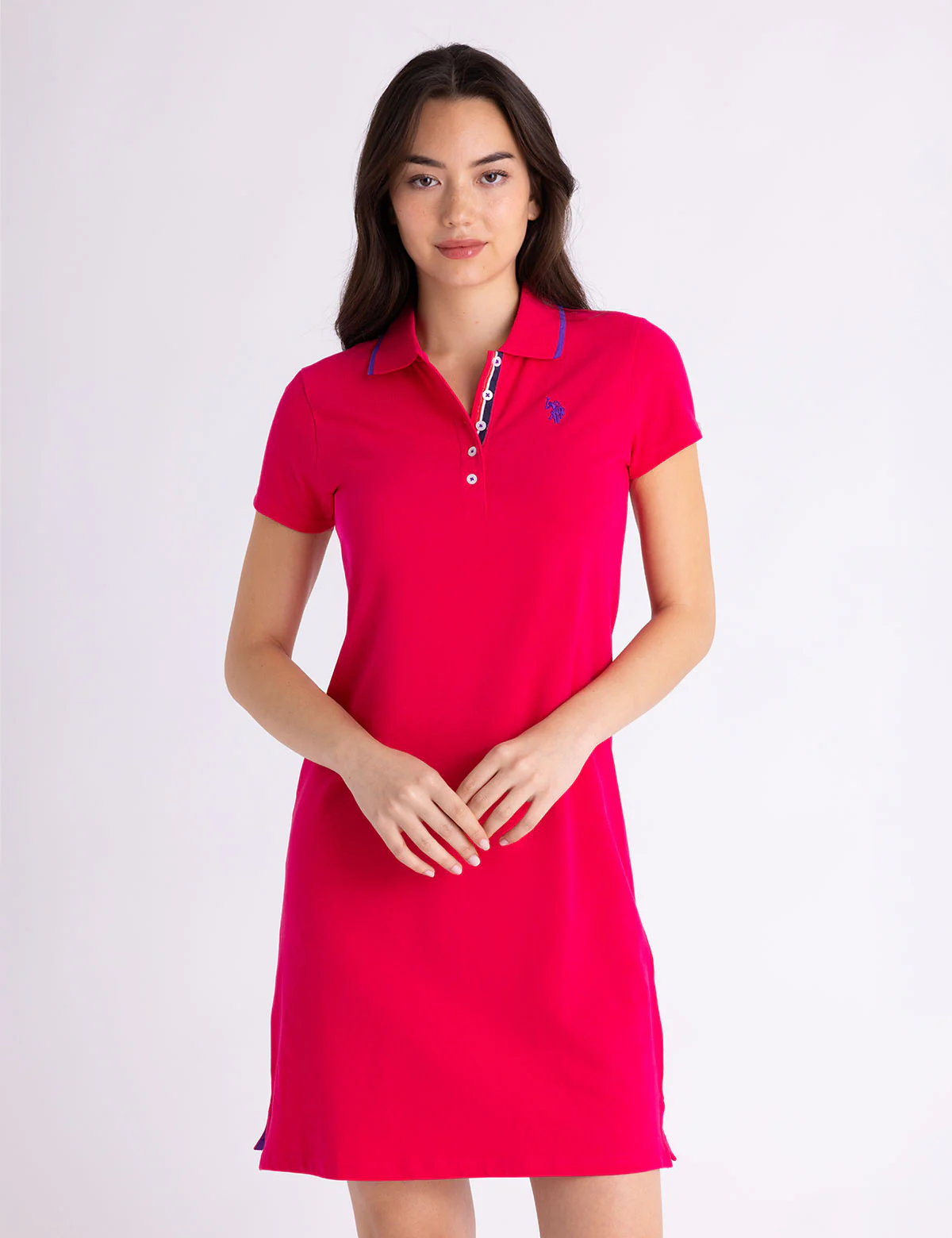Платье U.S. Polo Assn Tipped Polo, ярко-розовый
Платье U.S. Polo Assn Tipped Polo, ярко-розовый