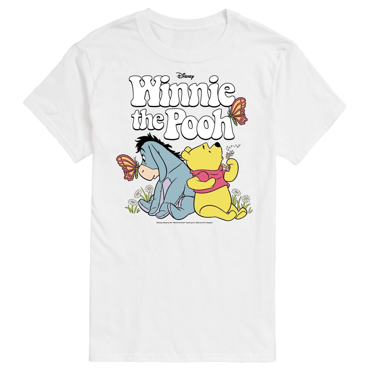 Футболка Disney's Winnie the Pooh с изображением больших и высоких ретро-персонажей Licensed Character, белый
Футболка Disney's Winnie the Pooh с изображением больших и высоких ретро-персонажей Licensed Character, белый