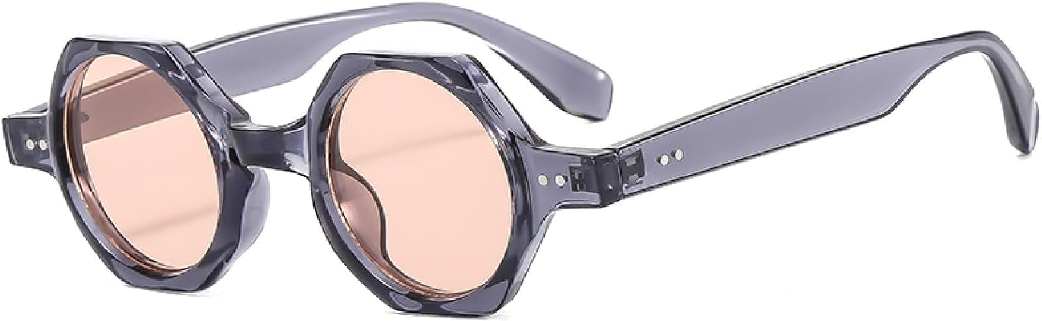 Солнцезащитные очки с защитой от УФ-излучения UV400 | Маленькие круглые, с заклепками | Для женщин и мужчин, для занятий спортом на открытом воздухе и вождения DSVIGF, 04
Солнцезащитные очки с защитой от УФ-излучения UV400 | Маленькие круглые, с заклепками | Для женщин и мужчин, для занятий спортом на открытом воздухе и вождения DSVIGF, 04