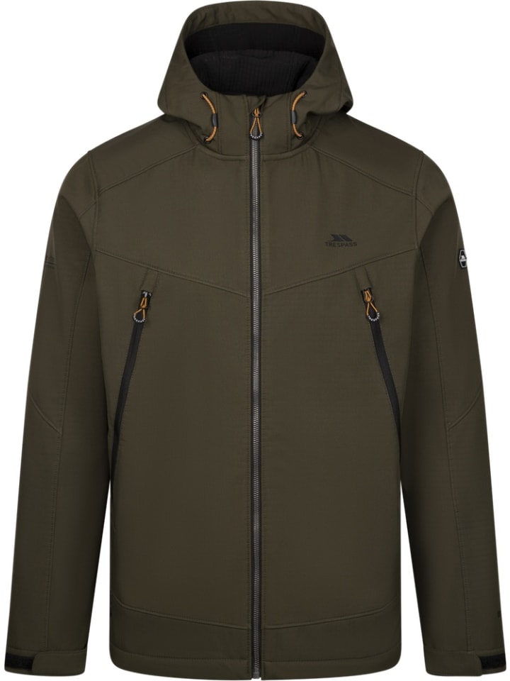 Куртка-дождевик Hubbard Softshell Jacket зеленого цвета Trespass
Куртка-дождевик Hubbard Softshell Jacket зеленого цвета Trespass