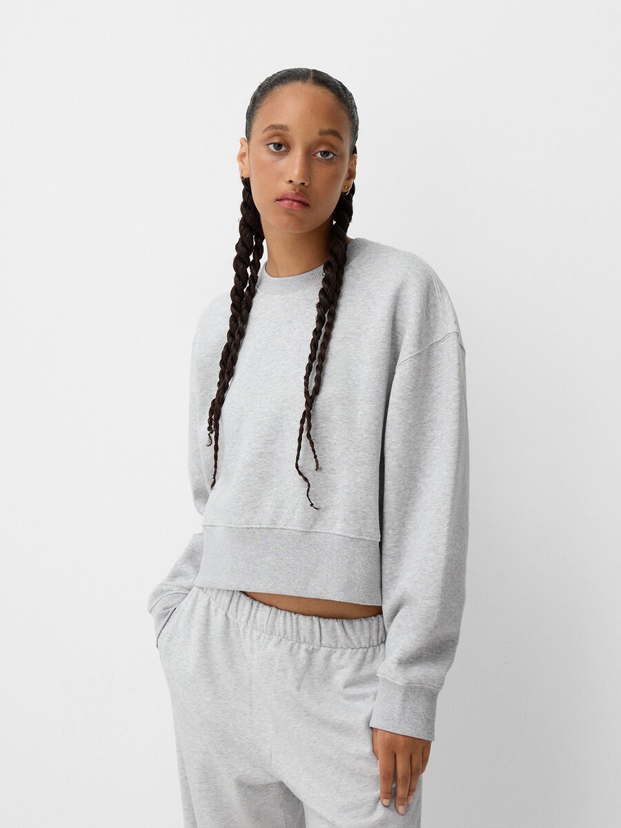 Толстовка Bershka, серый
Толстовка Bershka, серый