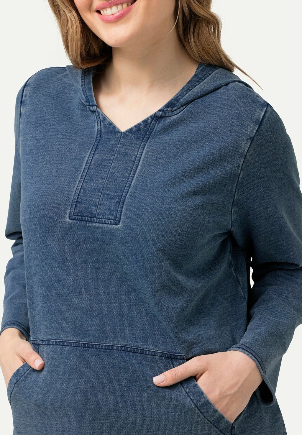 Толстовка с капюшоном Ulla Popken, темно-синий
Толстовка с капюшоном Ulla Popken, темно-синий