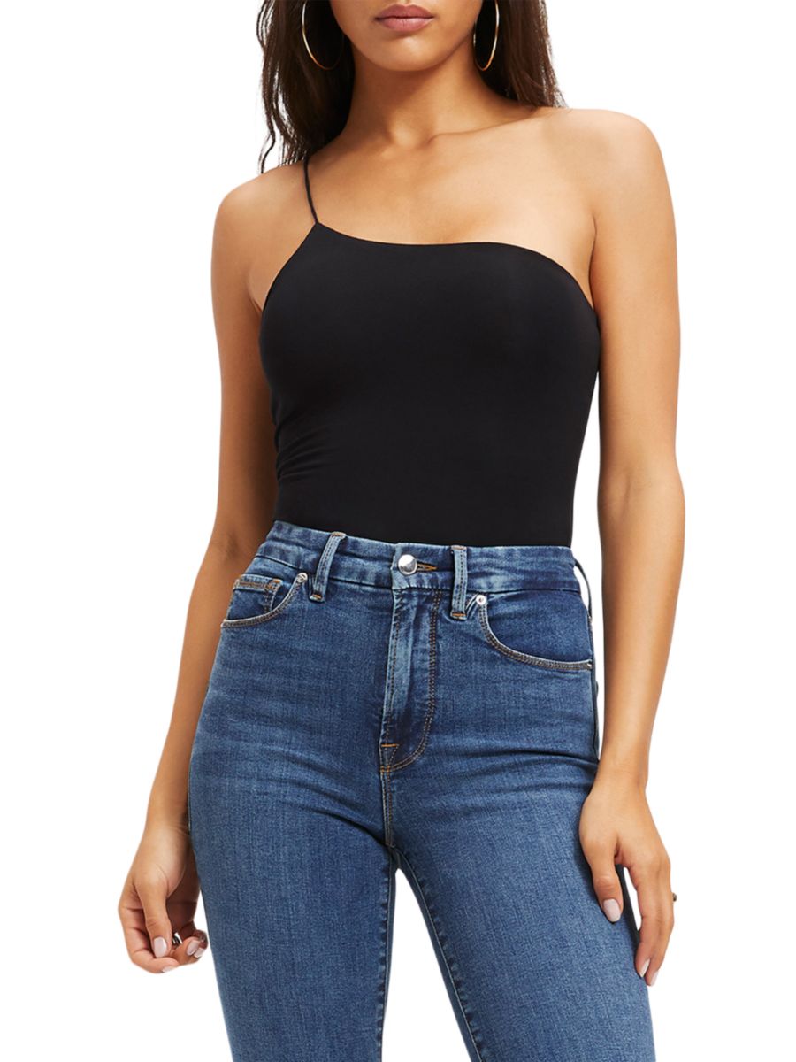 Боди Good Touch на одно плечо Good American, черный
Боди Good Touch на одно плечо Good American, черный